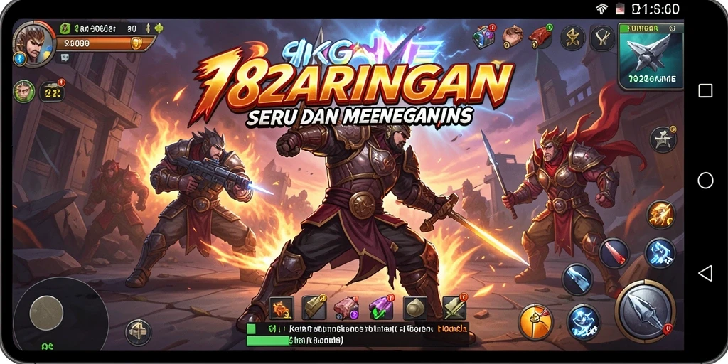 Tampilan gameplay seru dan strategi dalam 182GAME.