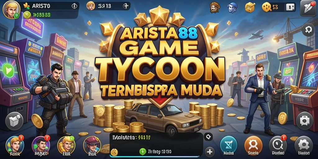 Tangkapan layar ARISTA88 menampilkan gameplay menarik dalam simulasi Tycoon.