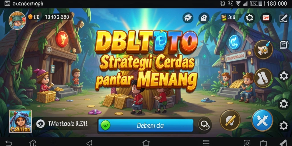 Tangkapan layar utama DBLTOTO menampilkan gameplay strategi yang mendebarkan.