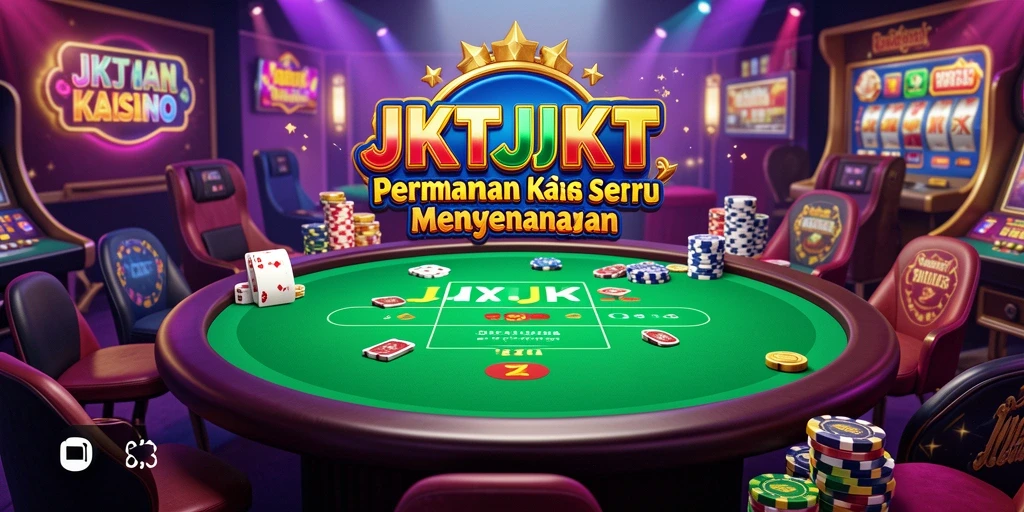 Tangkapan layar utama <strong>JKTJKT</strong> menunjukkan gameplay kasino yang memukau.