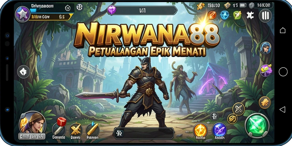 Tampilan gameplay <strong>NIRWANA88</strong> dengan petualangan mendebarkan.