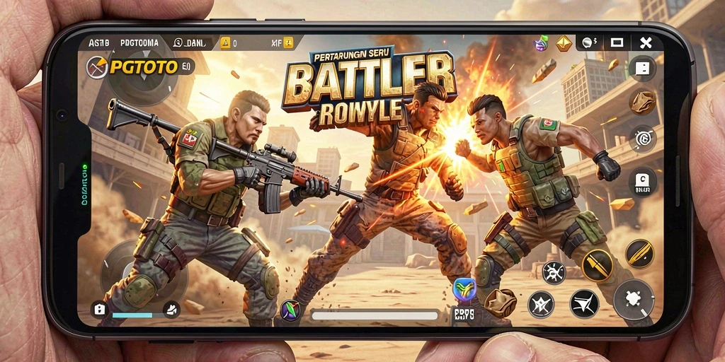 Screenshot gameplay PGTOTO yang menampilkan aksi pertarungan seru.