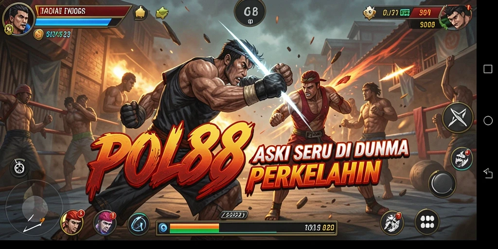 Tampilan gameplay POL88 yang penuh aksi dan pertarungan mendebarkan.