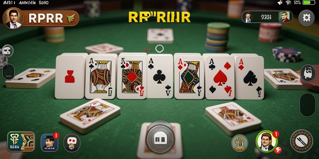 Tampilan gameplay menarik dalam RPRR yang menampilkan Domino.