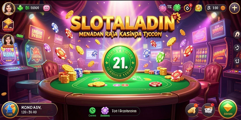 Screenshot menampilkan serunya gameplay Tycoon di SLOTALADIN.