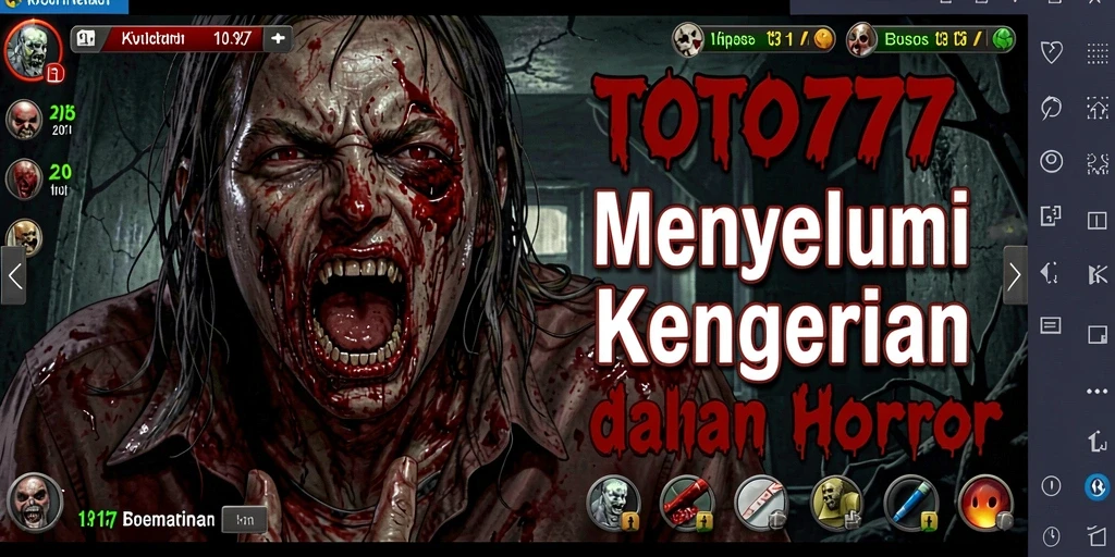 Gameplay menegangkan dalam TOTO777 yang penuh dengan kengerian.