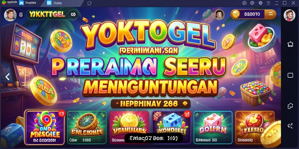 Screenshot gameplay YOKTOGEL yang menunjukkan fitur slot menarik.